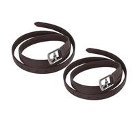 Bnineteenteam 2pcs Brangles d'étrier équestre STACTES HOP Hops Rider Riding STARRRRRURS avec Un Confort et Un Soutien Haut (Marron foncé)