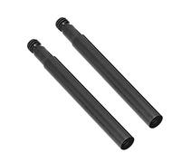 Bnineteenteam 2pcs Prolongation de Valve de vélo Alliage d'aluminium Extension de valves internes de Pneu (60mm)(Noir)