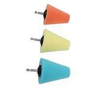 Bnineteenteam 3pcs Car Polissing Sponge Cone Buffing Pad Wheel Roue Polissage Cône Sponge pour Voitures MotoCycles