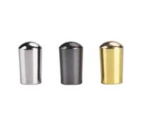 Bnineteenteam 3pcs Guitare commutateur Pointe 3 manière Guitare commutateur à Bascule Bouton Pointe Guitare commutateur Capuchon cuivre pour LP EPI Guitare électrique(Argent + Noir + Or)