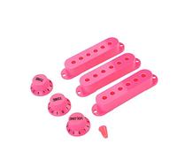 Bnineteenteam 3pcs Guitare Pickup Volume Ton commutateur Couvre Couverture 48mm 50mm 52mm pour Guitare électrique(Rose)