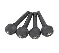 Bnineteenteam 4 Pcs Violon Pegs, Cordes de Violon Axe Cheville Accord Accessoires Accessoires ébène en Bois Massif pour 1/2 1/4 1/8 Violon(pour 1/4 Violon)
