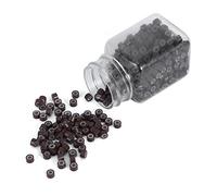 Bnineteenteam 500 Pièces de Perles d'extension de Cheveux, Perles Micro Link I Tip Doublées de Silicone pour des Extensions de Cheveux Sécurisées, Confortables et Faciles à Utiliser pour les