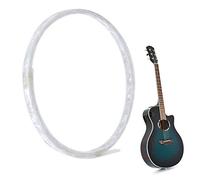 Bnineteenteam 5pcs Guitare contraignant Purfling, 6mm Largeur Celluloid Blanc Perle Guitare contraignant Purfling pour Guitare Acoustique Classique Guitares