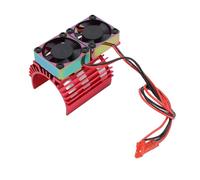 Bnineteenteam Accessoires de Voiture RC, Ventilateurs de Refroidissement en Alliage d'aluminium Haute Vitesse de 36 Mm avec Dissipateur Thermique à Double Ventilateur pour Moteurs 380 540 550 3650,