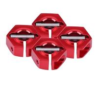 Bnineteenteam Adaptateurs de Moyeu Hexagonal de Roue RC, Alliage d'aluminium, Installation Facile, Empêche Le Blocage des Roues, Convient aux Voitures de Sport RC et aux Véhicules Tout-Terrain à