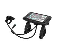 Bnineteenteam Affichage de Vélo électrique, Matériau ABS, Indicateur de Vitesse et équipement électrique, Convient aux Guidons de 22,2 Mm pour Vélos électriques et Scooters