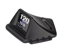 Bnineteenteam Affichage HUD de Voiture, PC + ABS, Horloge de Vitesse, Alarmes de Température de l'eau, pour Les Véhicules