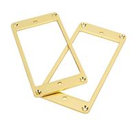 Bnineteenteam Anneau de Micro Humbucker, Alliage d'aluminium, Léger avec Vis de Montage, Facile à Installer, Compatible avec la Plupart des Guitares électriques (GOLD)