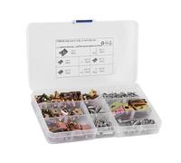 Bnineteenteam Assortiment D'écrous en U de qualité Supérieure, Fixations de Garniture Intérieure Automobile, Kit de Vis Fixes de Garniture à Forte Résistance à la Rouille, 85 Pièces pour Automobile,