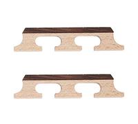 Bnineteenteam Banjo Bridge, Accessoires en Bois de 5 Cordes en Palissandre, Palissandre (2 pièces) accessoires de jeu Chevalet Banjo