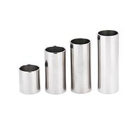 Bnineteenteam Barre de tonalité pour Guitare électrique, Guitare Folk, Basse, Mandoline et Banjo, Acier Inoxydable, Tube de Cylindre, 4 pièces Accessoires de Jeu Bottleneck Guitare