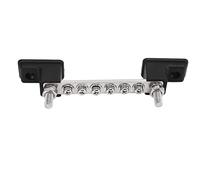 Bnineteenteam Barre Omnibus Terminale, Bloc de Distribution D'énergie en Cuivre é avec Couvercle en Plastique ABS, pour Voitures, Camping-cars, Bateaux, Yachts, Camionnettes, Caravanes, Système (6