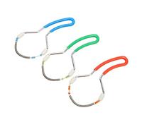 Bnineteenteam Bâton d'épilation du Visage à Ressort 3 Pièces, épilateur Portable en Acier Inoxydable pour une Peau Lisse et une épilation Précise pour les Femmes