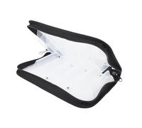 Bnineteenteam Boîte d'Appâts de Pêche, Système d'organisation Double Face à 12 Grilles, Vérification Instantanée des Stocks Visuels, Transparent, Attachez à des Boucles de Ceinture ou en Rails de