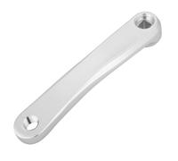 Bnineteenteam Bran à vélo, Alliage d'aluminium côté 170 mm Gauche Accessoire de Remplacement de Bicyclette de manivelle à chaîne Unique Gauche (Carré d'argent) Bras De Manivelle Aluminium