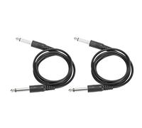 Bnineteenteam Câble d'instrument de Guitare de 6,35 Mm, Matériau PVC, Bonne flexibilité, Connexion de 6,35 Mm à, Parfait pour les Musiciens de Guitare électrique et de Mandoline