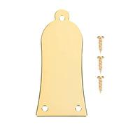 Bnineteenteam Cache Truss, Cache Truss en métal avec 3 Trous pour vis de Guitare Basse (Noir, Argent, Or)(Or)