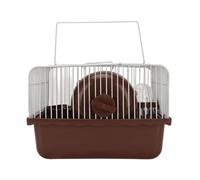 Bnineteenteam Cage à Hamster, Petite Maison Respirante pour Animaux de Compagnie avec Roue et Bouteille d'eau pour Cochons d'Inde et Lapins, Cage de Voyage de 9,1x6,7x6,3 Pouces