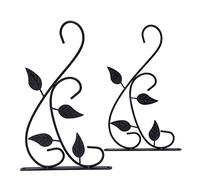 Bnineteenteam Cintres pour Plantes d'extérieur, Supports en Fer pour Suspendre des Paniers de Fleurs et des Mangeoires à Oiseaux, Installation Facile avec Vis de Montage, Parfaits pour les Jardins