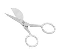 Bnineteenteam Ciseaux en Carton, Ciseaux Ergonomiques à Bec de Canard en Acier Inoxydable pour la Fabrication de Tapis et l'artisanat d'art, Idéaux pour un Usage Domestique (SILVER)