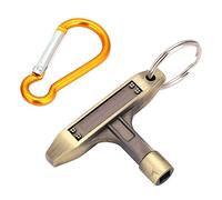 Bnineteenteam Clé d'accord Batterie, clé d'accord Peau de Tambour en Bronze avec Porte-clés pour la Plupart des Batteries