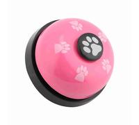 Bnineteenteam Cloche pour Chien, Jouet Interactif en Fer pour Chiens et Chats, Outil d'entraînement avec Options Colorées pour Le Jeu et l'obéissance, 2,75 Pouces (Pink)