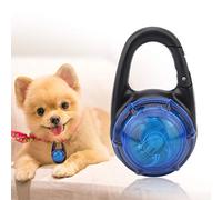 Bnineteenteam Collier Lumineux pour Chien, Lumière de sécurité LED, Pendentif Lumineux Léger, Design élégant et Durable, Fixation Facile pour la Marche Nocturne et Les Aventures en Plein Air (Blue)