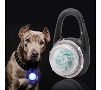 Bnineteenteam Collier Lumineux pour Chien, Lumière de sécurité LED, Pendentif Lumineux Léger, Design élégant et Durable, Fixation Facile pour la Marche Nocturne et Les Aventures en Plein Air