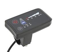 Bnineteenteam Compteur d'affichage de Puissance de Vélo électrique, Panneau LCD étanche avec Connecteur à 5 Broches pour Vélo électrique, Scooter, de Montagne, des Données de la Batterie -20 ℉ à