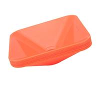 Bnineteenteam Cônes d'entraînement, Matériau PE, Marqueur de Football Empilable, Idéal pour la Pratique du Basket-Ball et du Football, Lot de 10 (Orange)