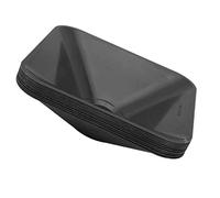 Bnineteenteam Cônes d'entraînement, Matériau PE, Marqueur de Football Empilable, Idéal pour la Pratique du Basket-Ball et du Football, Lot de 10 (Black)