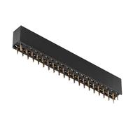 Bnineteenteam Connecteur Femelle à 40 Broches, Embases à Broches Courtes à Double Rangée pour Carte PCB, Conception Durable au Pas de 2,54 Mm pour et Circuits électroniques