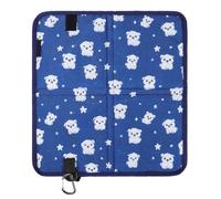 Bnineteenteam Coussin de Siège Portable, Tapis Pliant en Tissu Oxford Imperméable avec Crochet, Conception épaisse pour Le Camping et la Randonnée, Tapis de Pique-Nique pour Enfants (à la manière