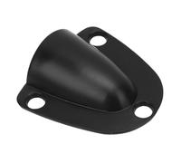 Bnineteenteam Couvercle D'aération de Câble Métallique Marin, Couvercle D'aération de Bateau de Conception à Clapet avec 3 Attaches de Montage, pour Yachts, Voiliers, Camping-Cars (Black)