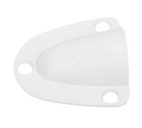 Bnineteenteam Couvercle D'aération de Câble Métallique Marin, Couvercle D'aération de Bateau de Conception à Clapet avec 3 Attaches de Montage, pour Yachts, Voiliers, Camping-Cars (White)