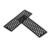 Bnineteenteam Échelle de Sable de Voiture RC 2 Pièces, Plaque de Récupération en Aluminium Léger pour Chenilles CC01 D90 D110 TF2-4 (Black)