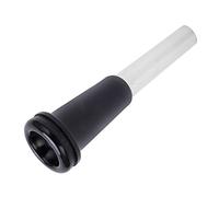 Bnineteenteam Embouchure de Trompette, Accessoire d'instrument en Laiton de Ton Brillant ABS en Métal pour étudiants et Professionnels (BLACK)