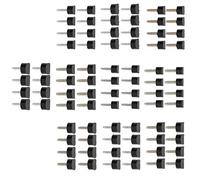 Bnineteenteam Embouts de Remplacement pour Talons Hauts, Kit de Réparation de Chaussures en Matériau TPU Durable, Surface Antidérapante pour Talons Aiguilles et Bottes, Comprend 10 Types, 40 Paires
