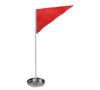 Bnineteenteam Ensemble de Gobelets à Trou de Drapeau, Accessoire d'entraînement de Golf en Acier Inoxydable, Gobelet de 10 Cm de Diamètre avec Drapeau de 40 Cm pour la Pratique du Putting en