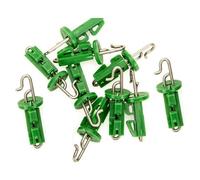 Bnineteenteam Extracteur D'hameçon, 10 Pièces en Acier Inoxydable ABS, Outil D'extraction de Crochet de Style Parapluie avec Poignée Antidérapante pour la Plupart des Tailles, Amateurs (10