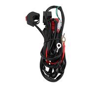 Bnineteenteam Faisceau de Câbles pour Projecteur LED, Conception un à Deux Harnais pour une efficacité de Travail élevée 12V 40A pour Motos Tout-terrain, ATV et Voiture électrique