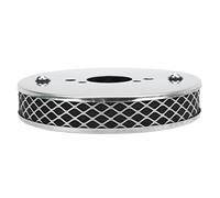 Bnineteenteam Filtre chromé pour Filtre à Air à Haut Débit Pancake pour Carburateur SU 1¼, Matériau Métallique à Surface Lisse pour la longévité