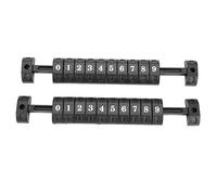 Bnineteenteam Football de Table Marque 2 Chaque Set pour Tout Match de Football de Table pour marquer (Noir et Noir)