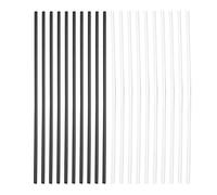 Bnineteenteam Guitare Basse Coté Touche Touche Position Marqueur Instrument De Musique Incrusté Points 100mm 10pcs Blanc & 10pcs Noir Accessoire de Performance