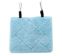 Bnineteenteam Hamac Confortable en Peluche pour Oiseaux, Lit Suspendu Doux pour Perruches et Calopsittes, Abri Chaud d'hiver pour Petits Animaux de Compagnie (M)