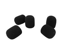 Bnineteenteam Housse de Microphone, Protection contre le Vent en Mousse Noire épaisse pour Micros Portables, Idéale pour les Musiciens et les Spectacles en Direct