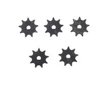 Bnineteenteam Jeu de Pignons de Chaîne 9T, 5 Pièces de Remplacement de Pignon de Moteur en Acier avec Conception de Trou en D pour les Projets de Bricolage de Moteur à Grande Vitesse MY1016 MY6812