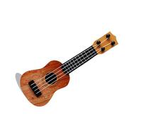 Bnineteenteam Jouet ukulélé, Jouet de Guitare en Plastique pour Enfants avec Son Brillant, Instrument de Musique Amusant et éducatif pour Garçons et Filles (sans Graffiti)