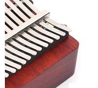 Bnineteenteam Kalimba, Piano à Pouce en Bois à 17 Touches, Instrument à Doigt Portable avec Micro Externe pour Débutants et Adultes Jouant